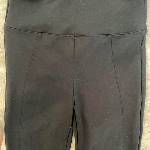 Spanx Assets Ponte Shaping Leggings Black Women's Size Large - Picture 5 of 7
